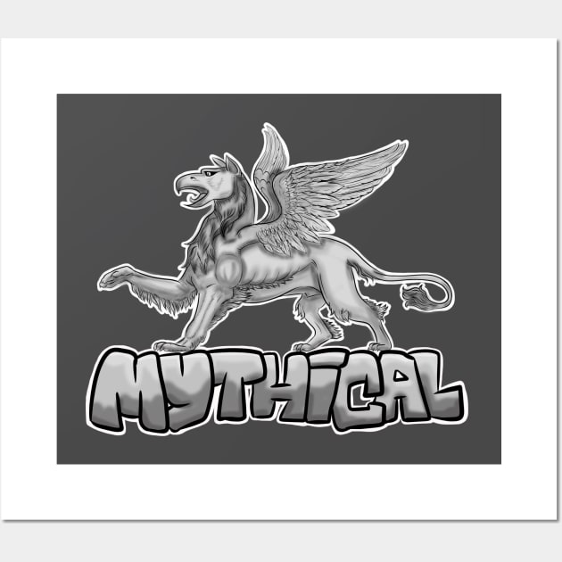 the mythical GRYPHON Wall Art by avdeev.v19@gmail.com